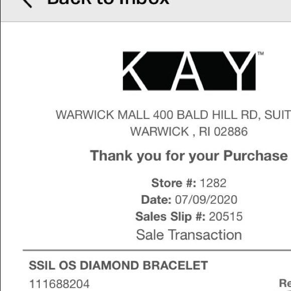 Kay diamond tennis bracelet 925 - Picture 6 of 6